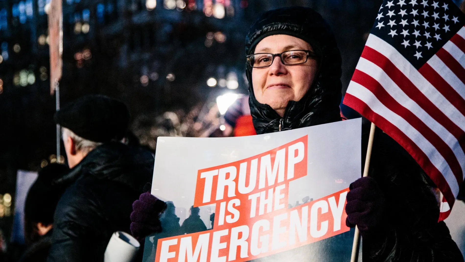 Protesta contra el presidente de los Estados unidos, Donald Trump, en Nueva York / EFE