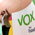 El líder de Vox, Santiago Abascal