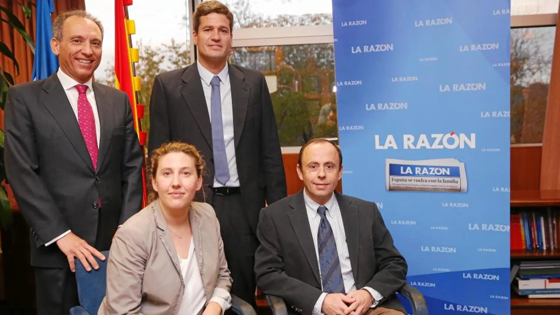 De izquierda a derecha, arriba: Carlos Vicente, Javier Borso. Abajo: Cristina Sánchez y Emilio Camacho