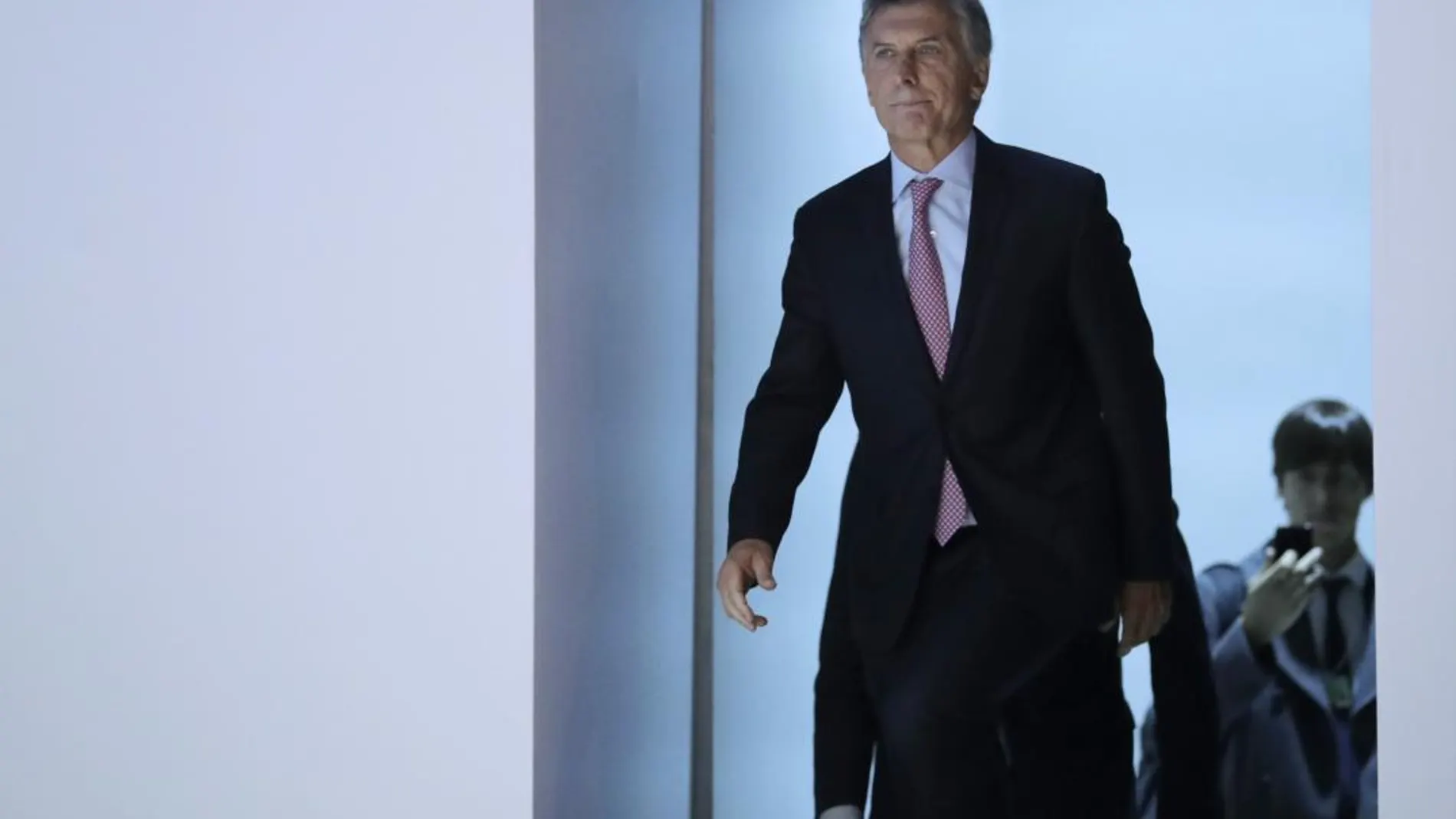 Mauricio Macri, en el foro de Davos la semana pasada