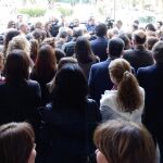 Concentración de jueces y fiscales a las puertas de la Audiencia Provincial de Sevilla (Ep)