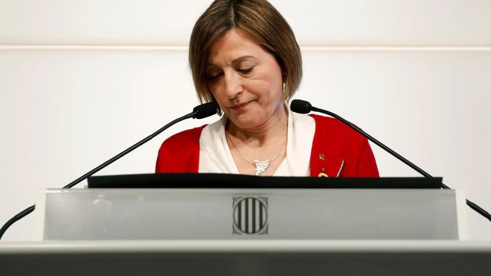 La ex presidenta del Parlament, Carme Forcadell. EFE/Andreu Dalmau.