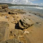 Fotografía facilitada por el Ayuntamiento de Barbate de los restos arquelógicos de una piscifactoría romana de más de cien metros cuadrados junto al faro de Trafalgar