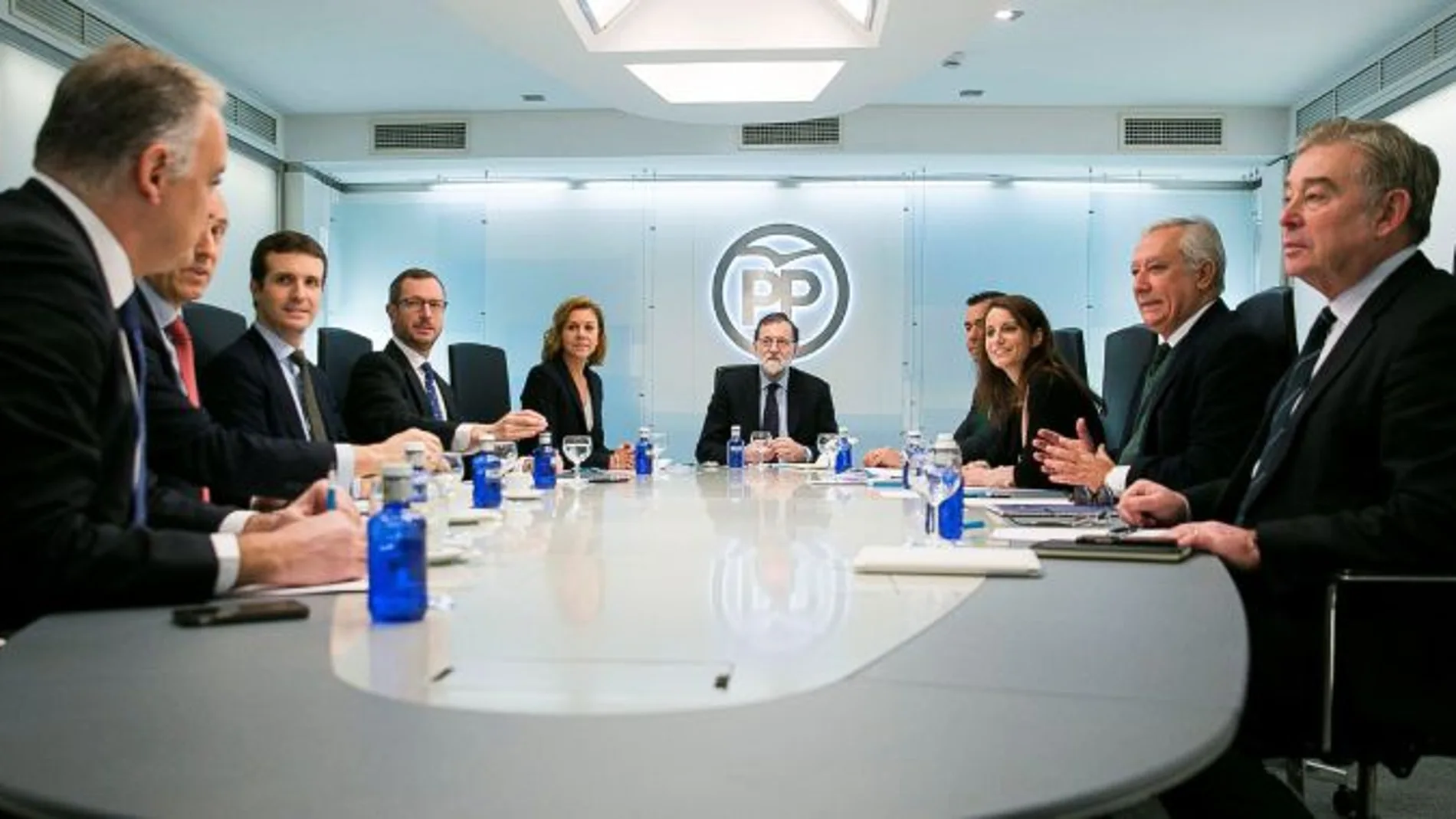 Imagen de archivo de una reunión del Comité de dirección del PP en la sede de la calle Génova, en Madrid / Efe