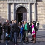 Normalidad en la plaza del Palau, donde tras el 1-O la gente se aglutinaba a favor y en contra de la independencia