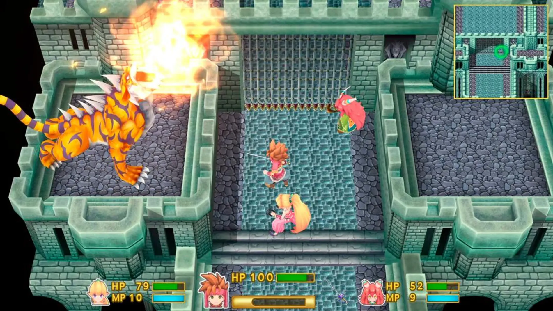 Secret of Mana presenta el nuevo aspecto de sus batallas con un vídeo de juego