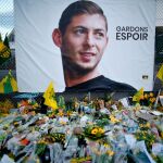 Homenaje a Emiliano Salas en el estadio del Nantes