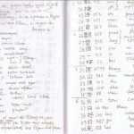 Cuaderno de Joan Ferraté con sus notas para la traducción del chino