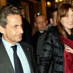 Nico­las Sarkozy y Carla Bruni
