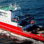 El buque oceanográfico del CSIC Sarmiento de Gamboa, que ha recopilado los datos