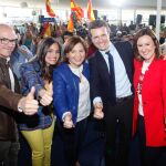 Pablo Casado en el mitin que ha ofrecido hoy en Valencia. (Foto: Twitter PP)