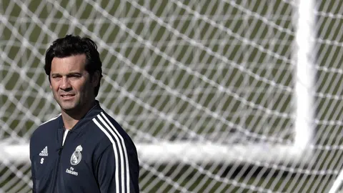 Solari, en el entrenamiento