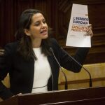 La líder de Ciudadanos en Cataluña Inés Arrimadas