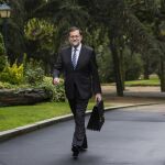El presidente del Gobierno y líder del PP, Mariano Rajoy