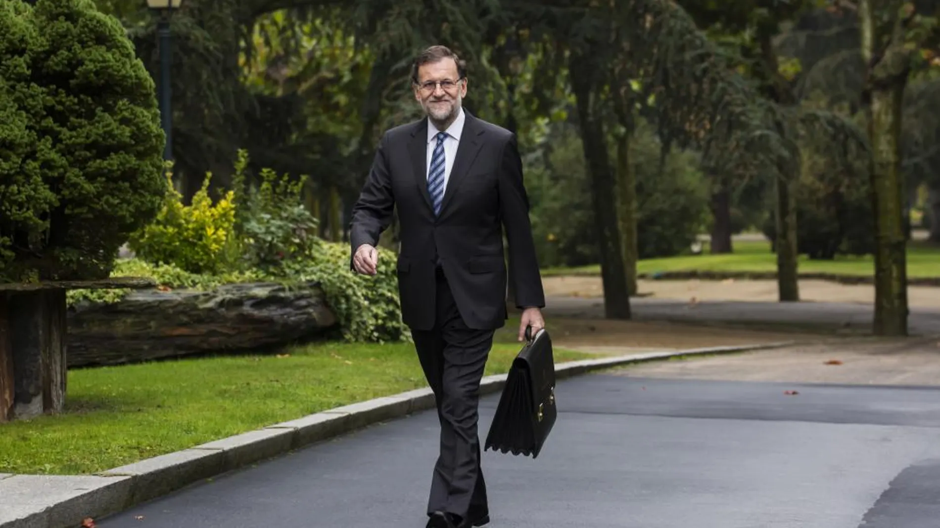 El presidente del Gobierno y líder del PP, Mariano Rajoy