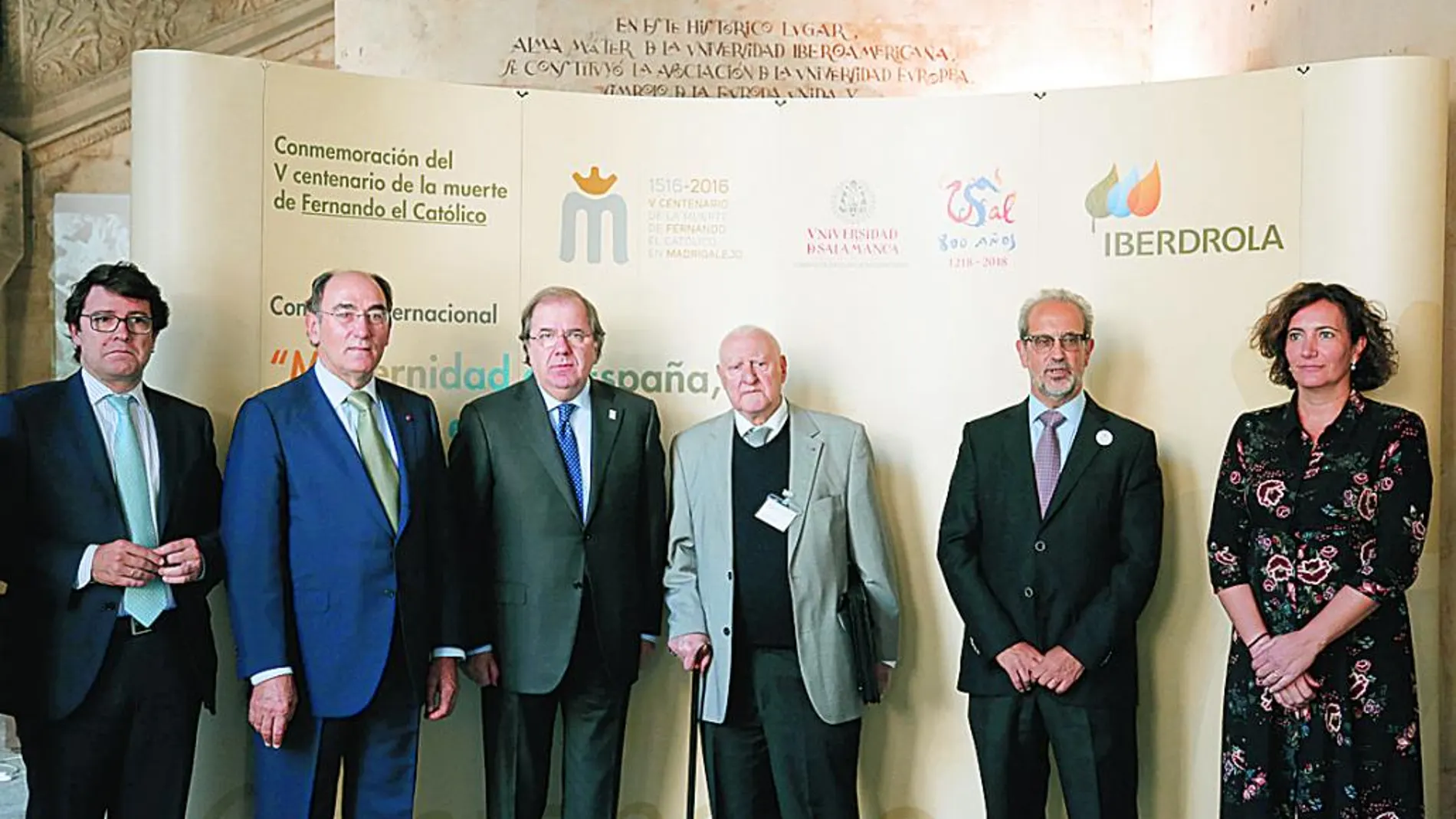 Fernández Mañueco, Ignacio Galán, Juan Vicente Herrera, Joseph Pérez, Hernández Ruipérez y García Cirac.