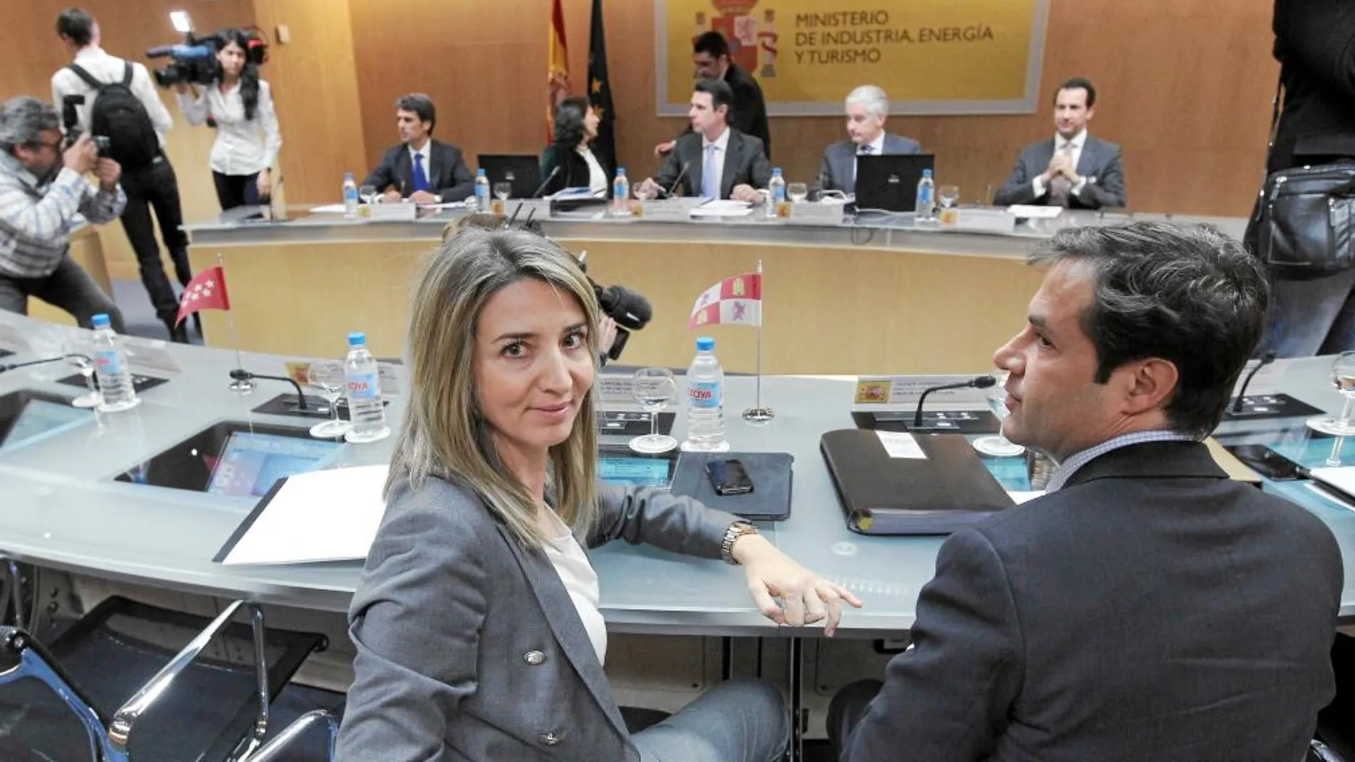 Alicia García y Javier Ramírez durante su asistencia a la Conferencia Sectorial de Turismo en Madrid