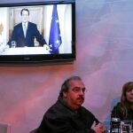 El discurso del presidente chipriota se difundió por televisión