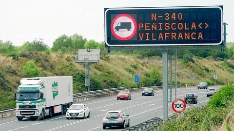 La N-340, donde próximamente se instalarán varias rotondas para reducir su siniestralidad