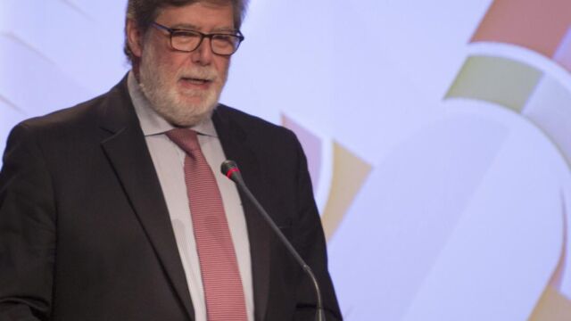 El presidente de CEOE Castilla y León, Santiago Aparicio