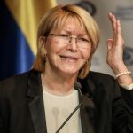 La entonces fiscal general venezolana, Luisa Ortega Díaz