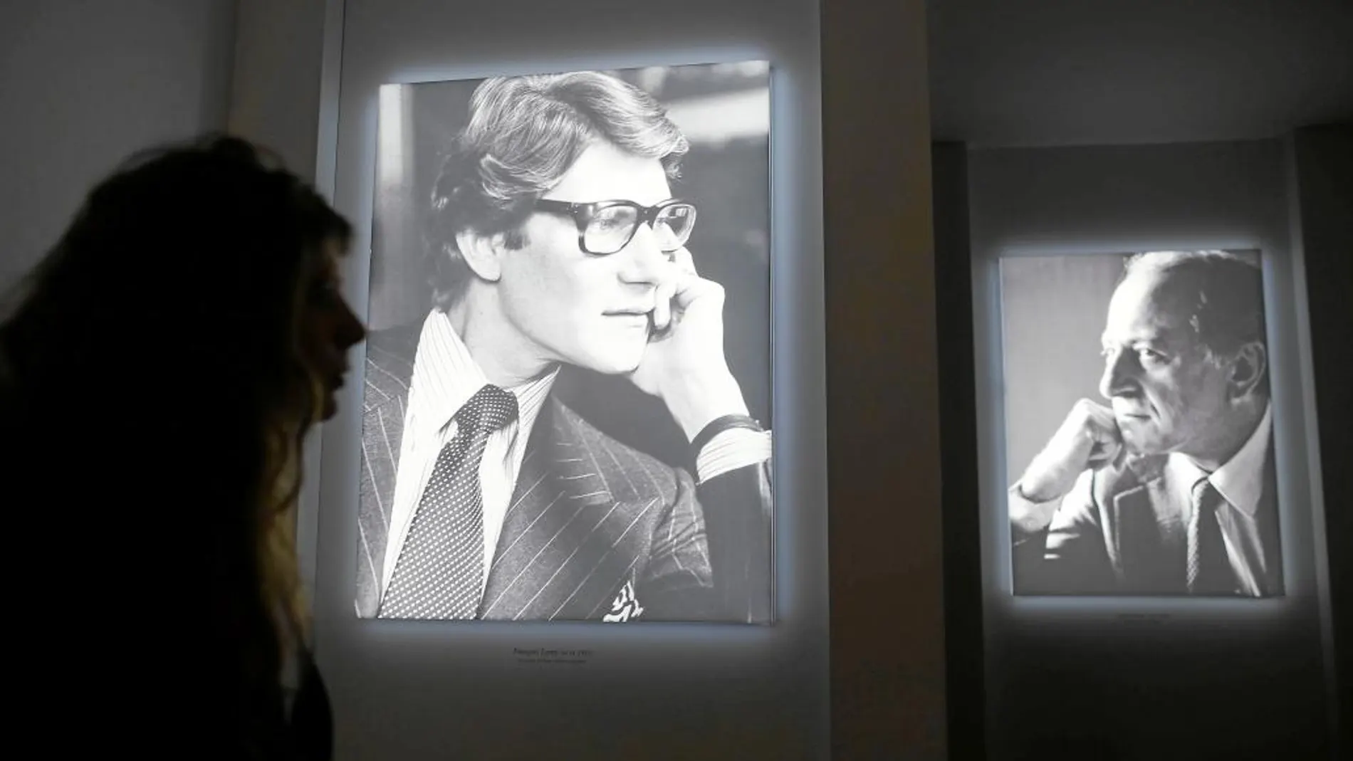 Saint Laurent y Bergé en dos fotografías expuestas en el nuevo museo de París, que abrirá al público el 3 de octubre