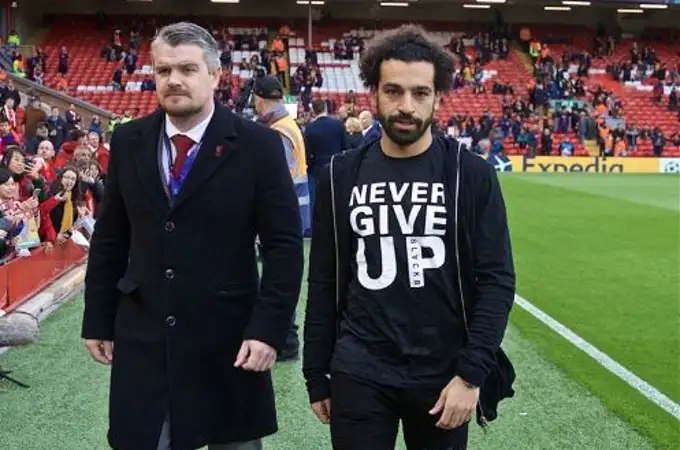 La camiseta de Salah que inspiró la remontada del Liverpool y se volvió viral