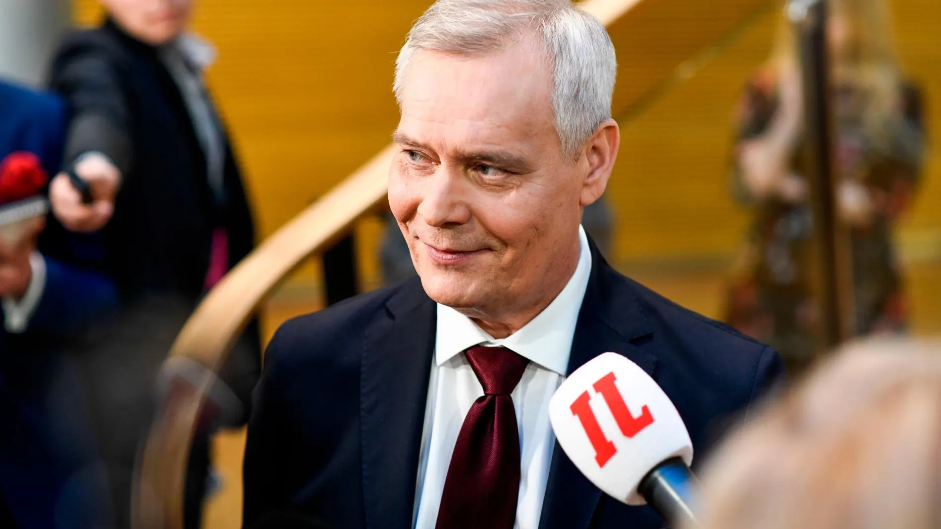 El líder socialdemócrata, Antti Rinne