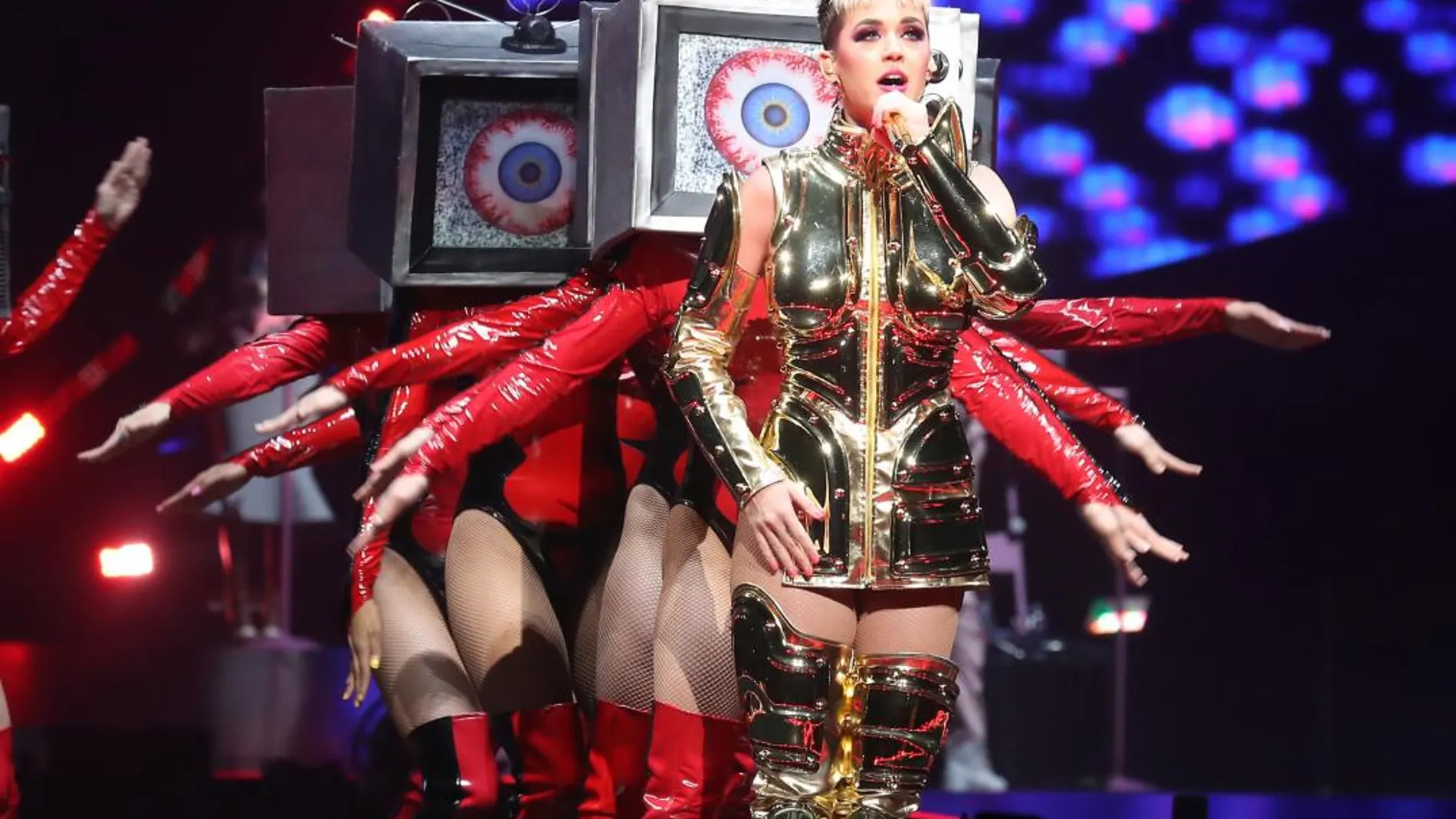 La cantante Katy Perry en un concierto Las Vegas