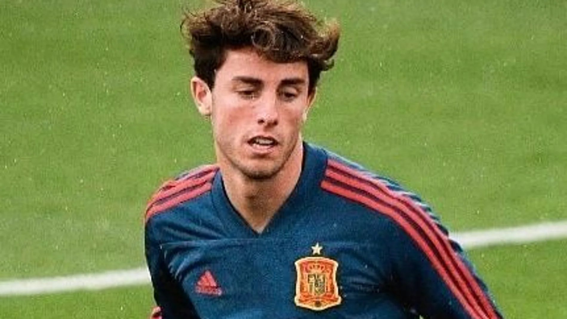 Imagen de Álvaro Odriozola con la camiseta de la selección española de fútbol durante el reciente Mundial de Rusia.