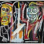 Imagen de la obra de Jean-Michel Basquiat titulada "Dustheads"