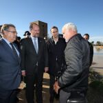 El presidente de la Diputación de Alicante, César Sánchez, visitó Orihuela para valorar los daños de las lluvias