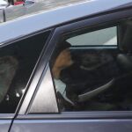 Pedro Sánchez, en coche