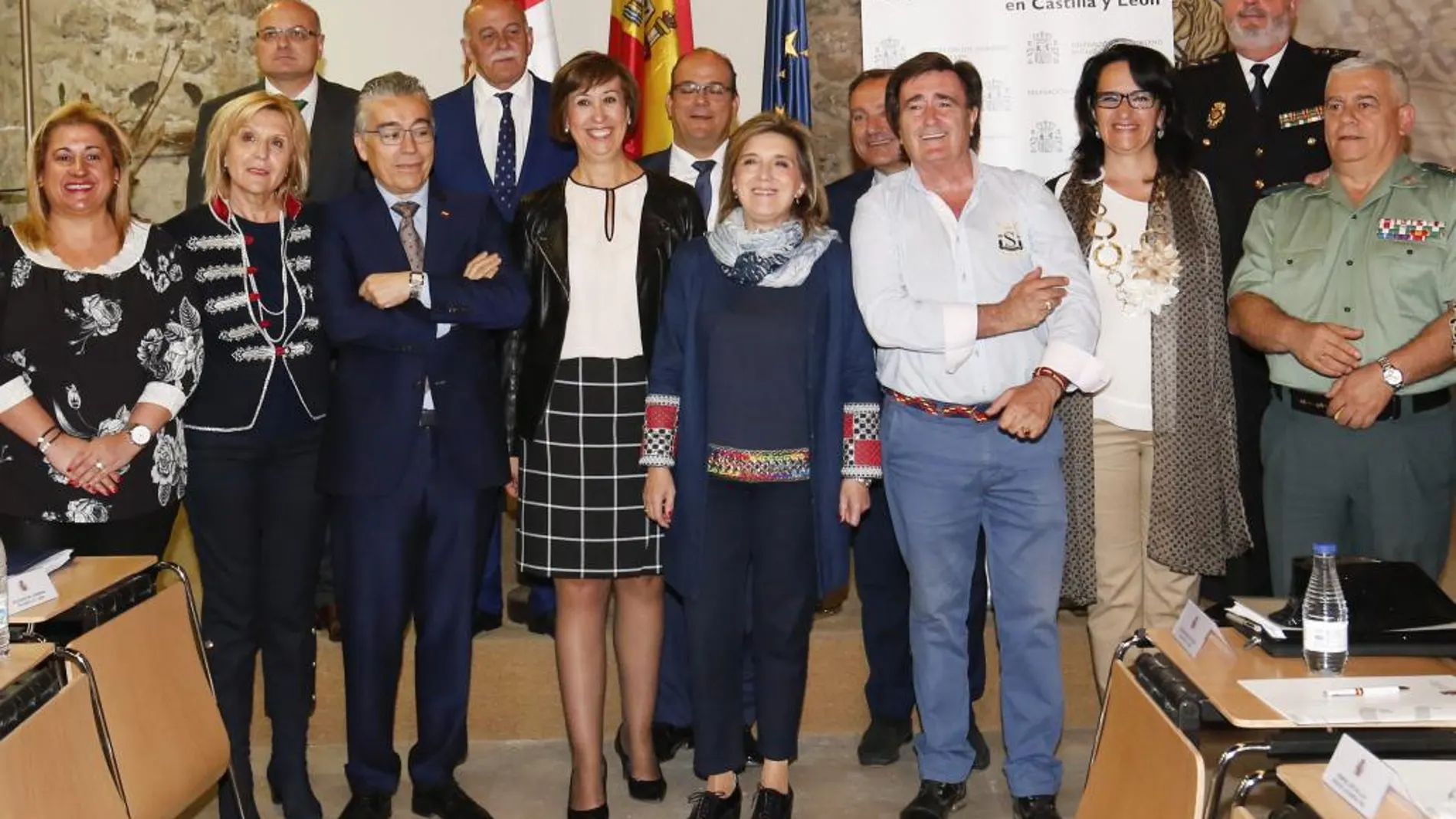 María José Salgueiro preside en Cuéllar la Comisión de Asistencia a la Delegada del Gobierno en Castilla y León