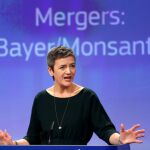 La comisaria de Competencia Margrethe Vestager