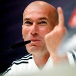 Zidane, en la conferencia de prensa antes del partido