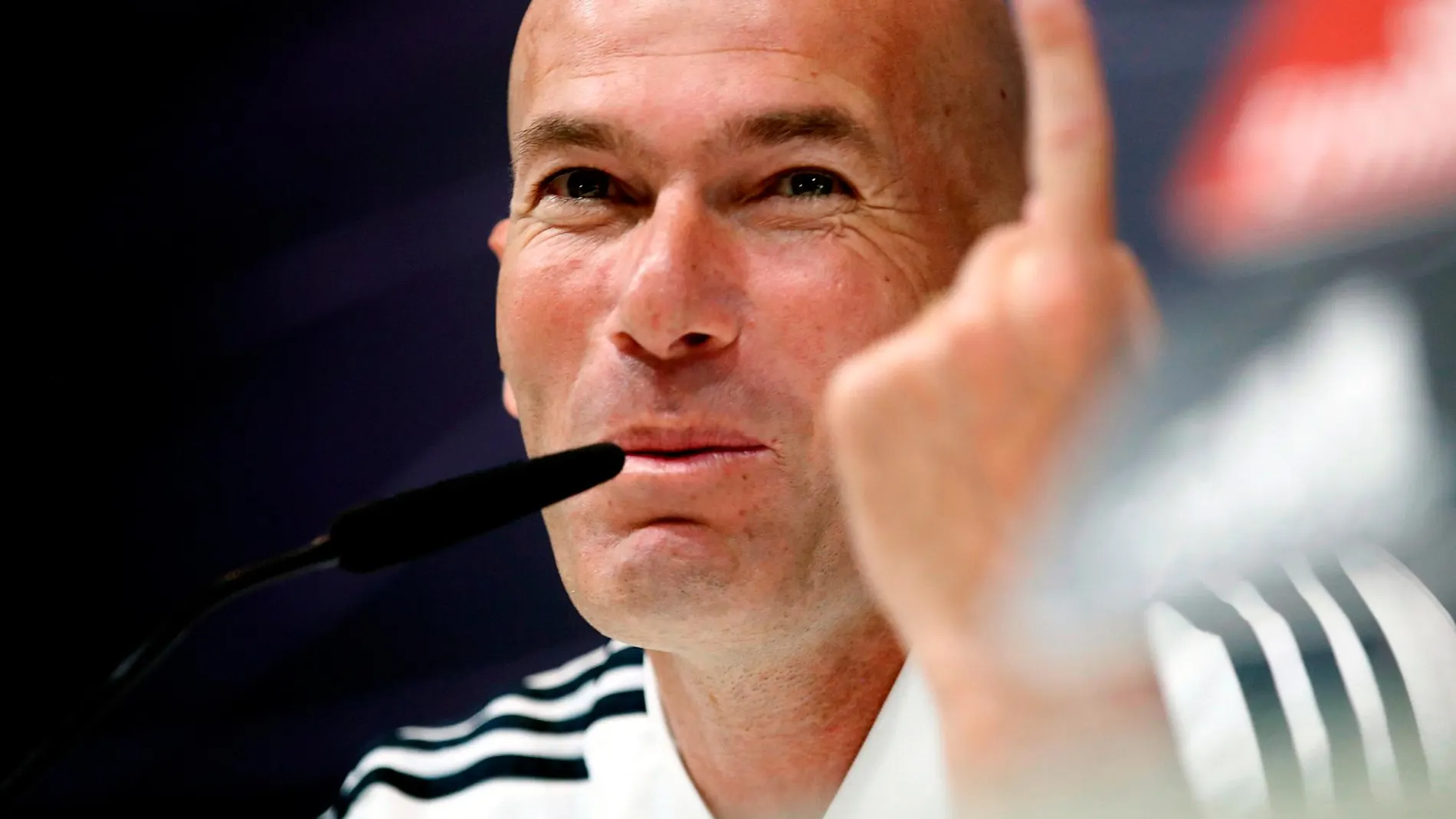 Zidane, en la conferencia de prensa antes del partido