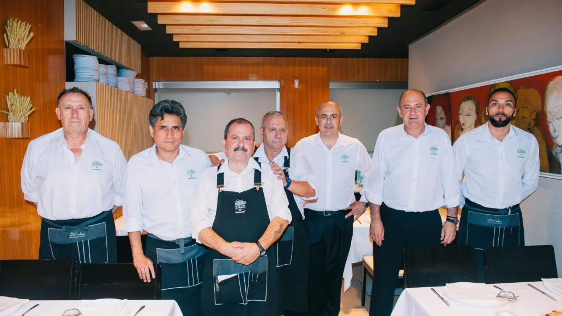 Team Restaurante Rausell: Rafael Cabañas, Henry Chumacero, Andrés Gutiérrez, Antonio Manzaneda (Paco), los capitanes Miguel Angel y Jose Rausell y Alejandro Comeche