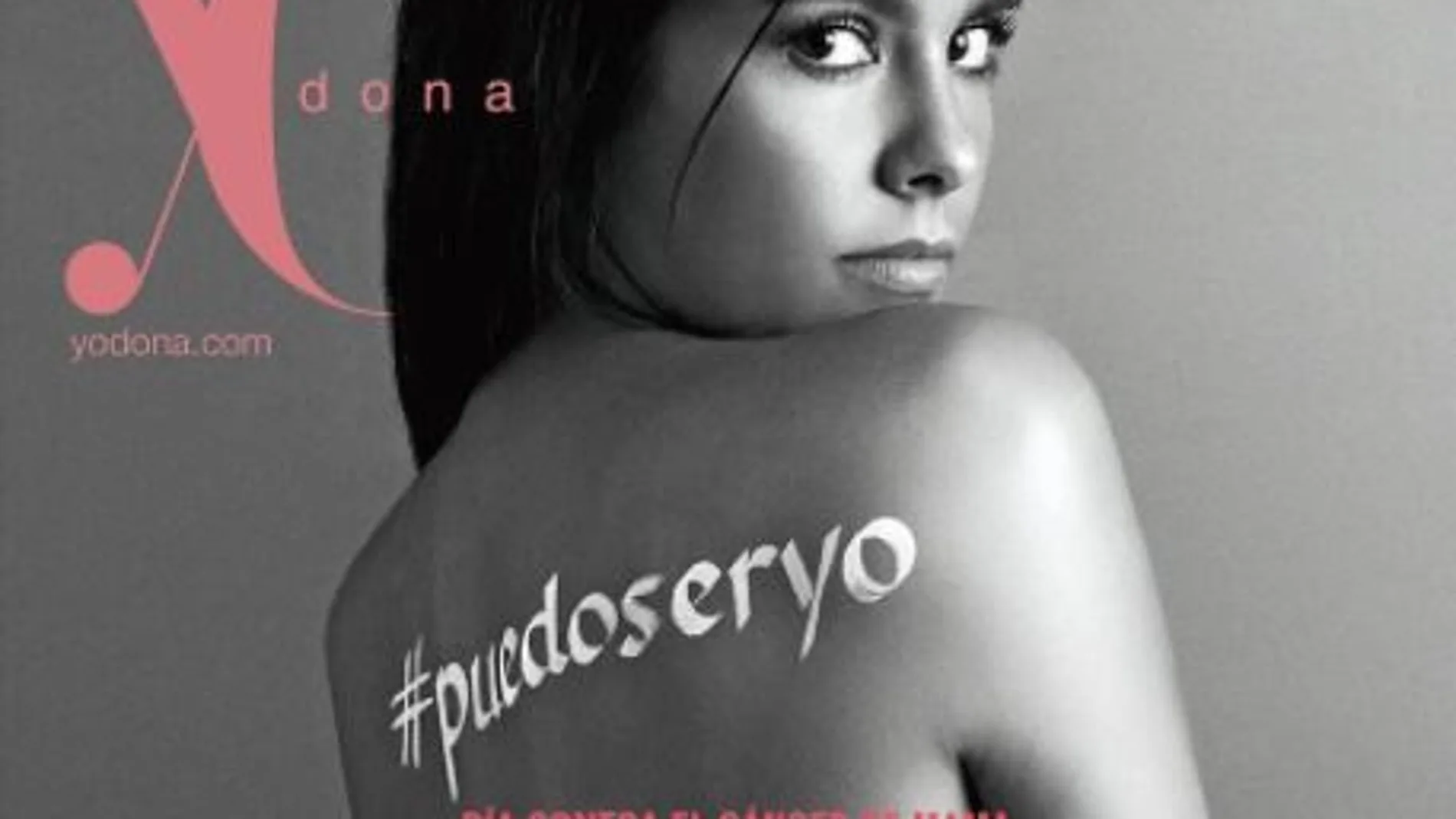Cristina Pedroche se desnuda en una campaña contra el cáncer de mama