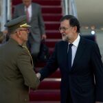 Llegada de Rajoy a Washington para entrevistarse con el presidente de Estados Unidos