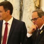 Pedro Sánchez y Quim Torra en una reunión mantenida este año.