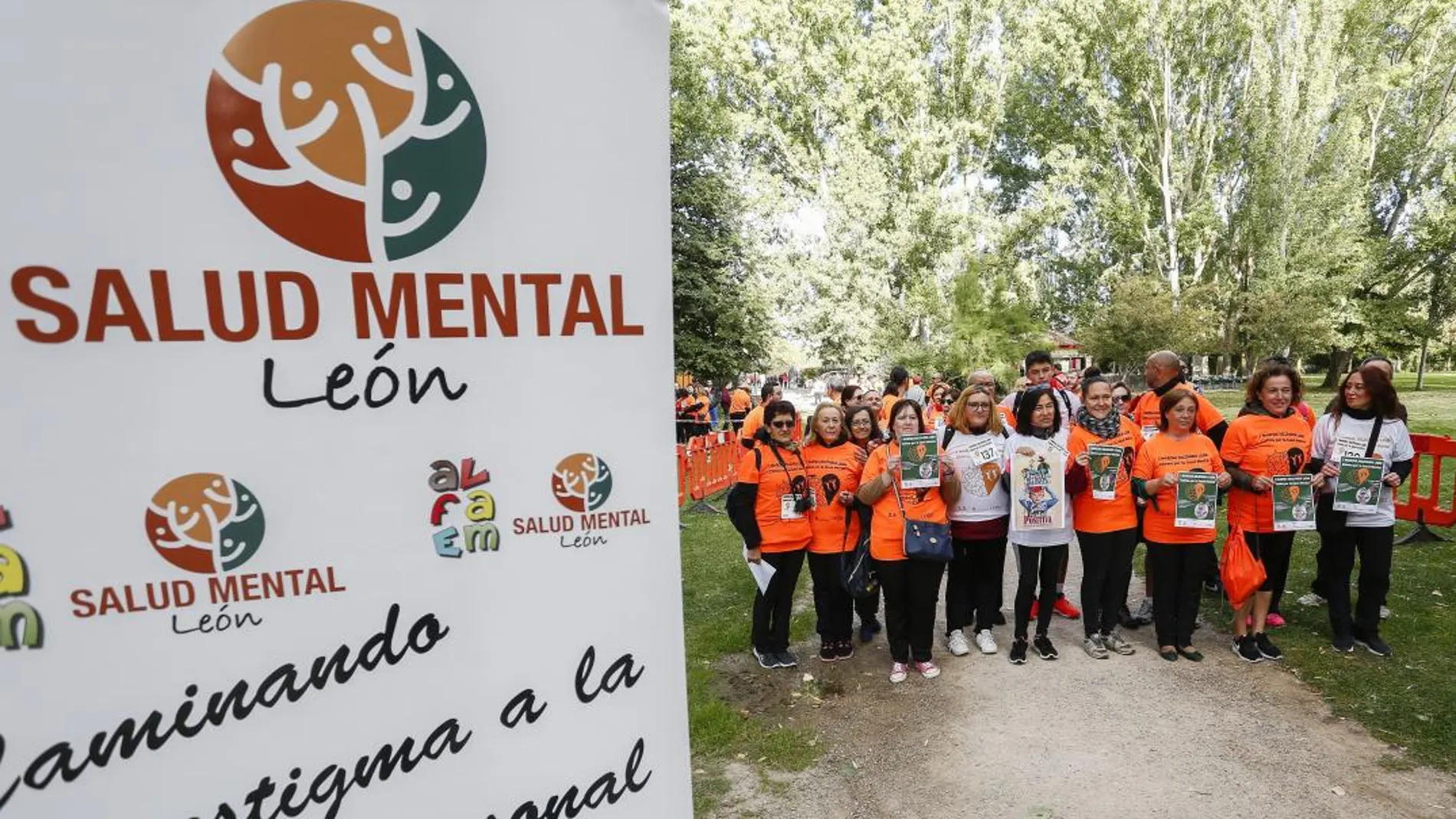 Marcha Solidaria León Camina por la Salud Mental, con salida y meta en La Candamia