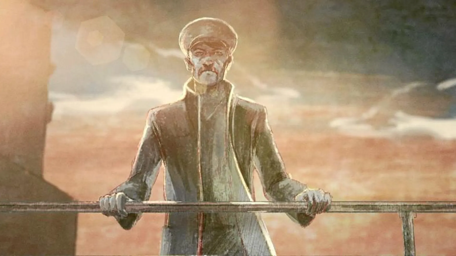 Una ilustración para el «storyboard» de «Nostromo», la adaptación de Joseph Conrad que David Lean nunca llegó a rodar