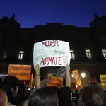  Protesta en Madrid contra por los «abusos judiciales» en el juicio a «La Manada»