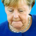 La canciller alemana, Angela Merkel, ofreció ayer desde Berlín su lectura del resultado de las elecciones regionales en Baviera