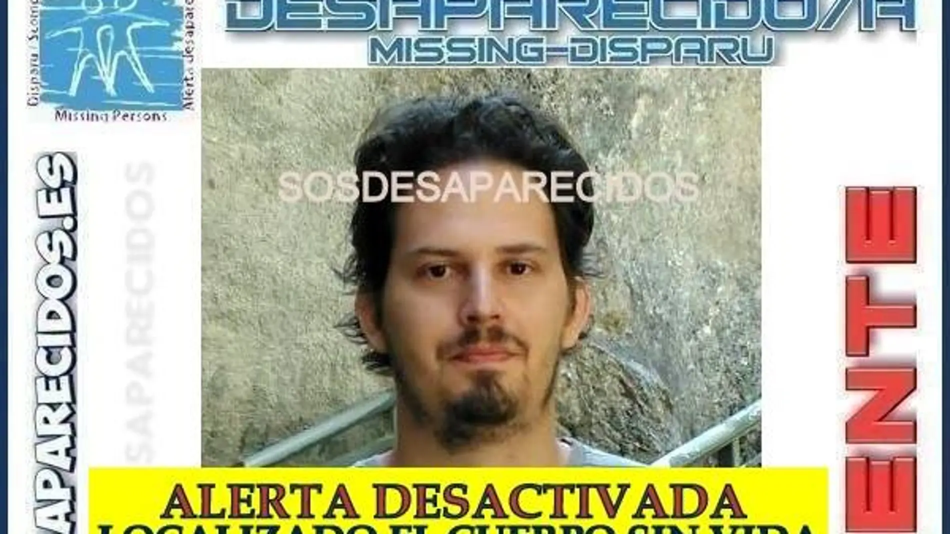 Imagen del cartel con la alarma desactivada