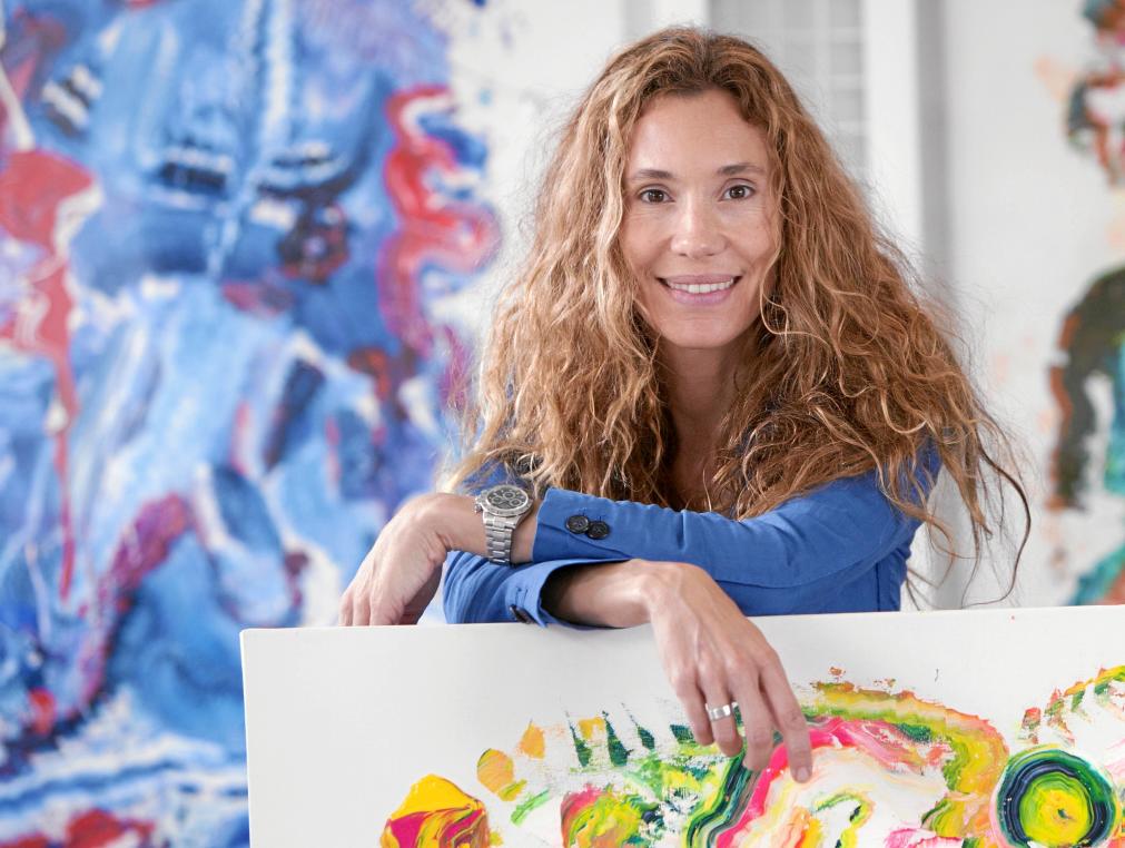 Blanca Cuesta: «Borja aporta la parte sentimental a mis cuadros»