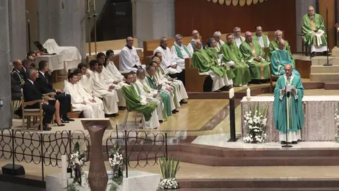 Misa en la sagrada familia