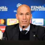 El técnico francés del Real Madrid, Zinedine Zidane. EFE/Mykola Tys