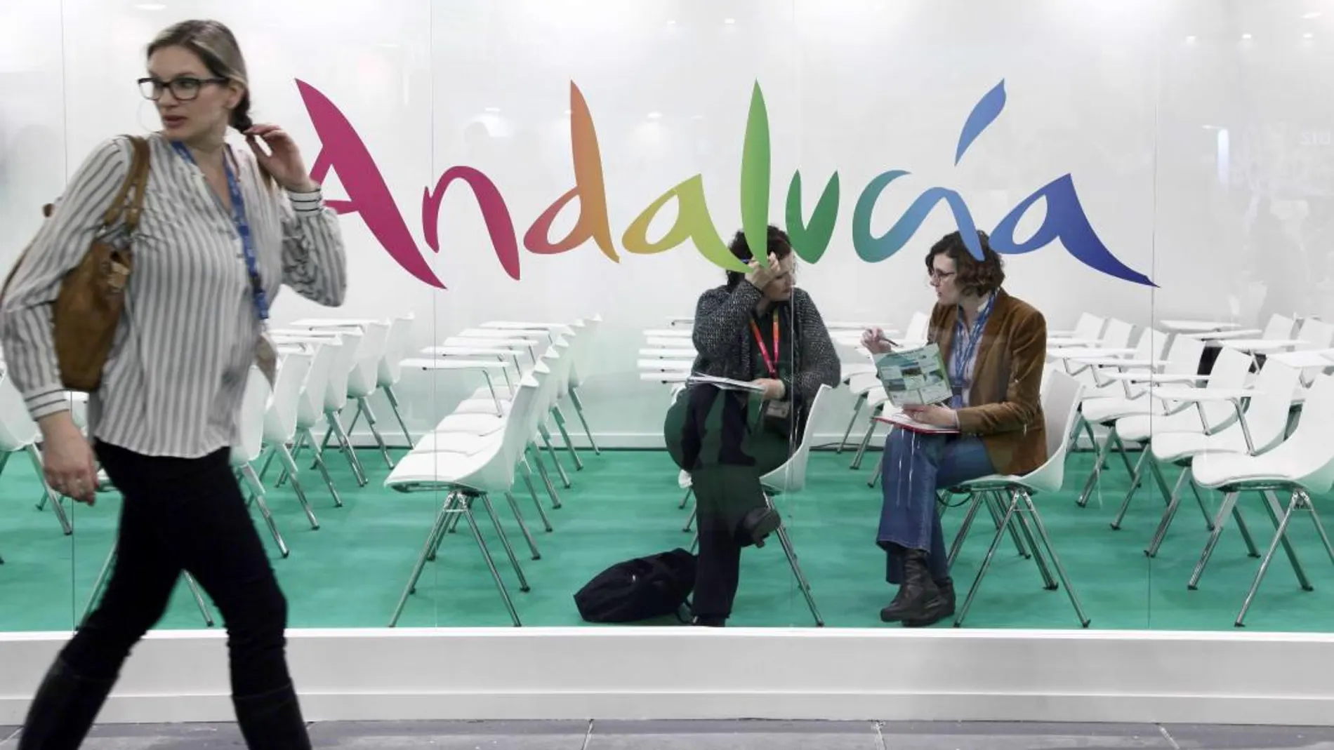 Aspecto que presentaba el stand de Andalucía en la ITB de Berlín